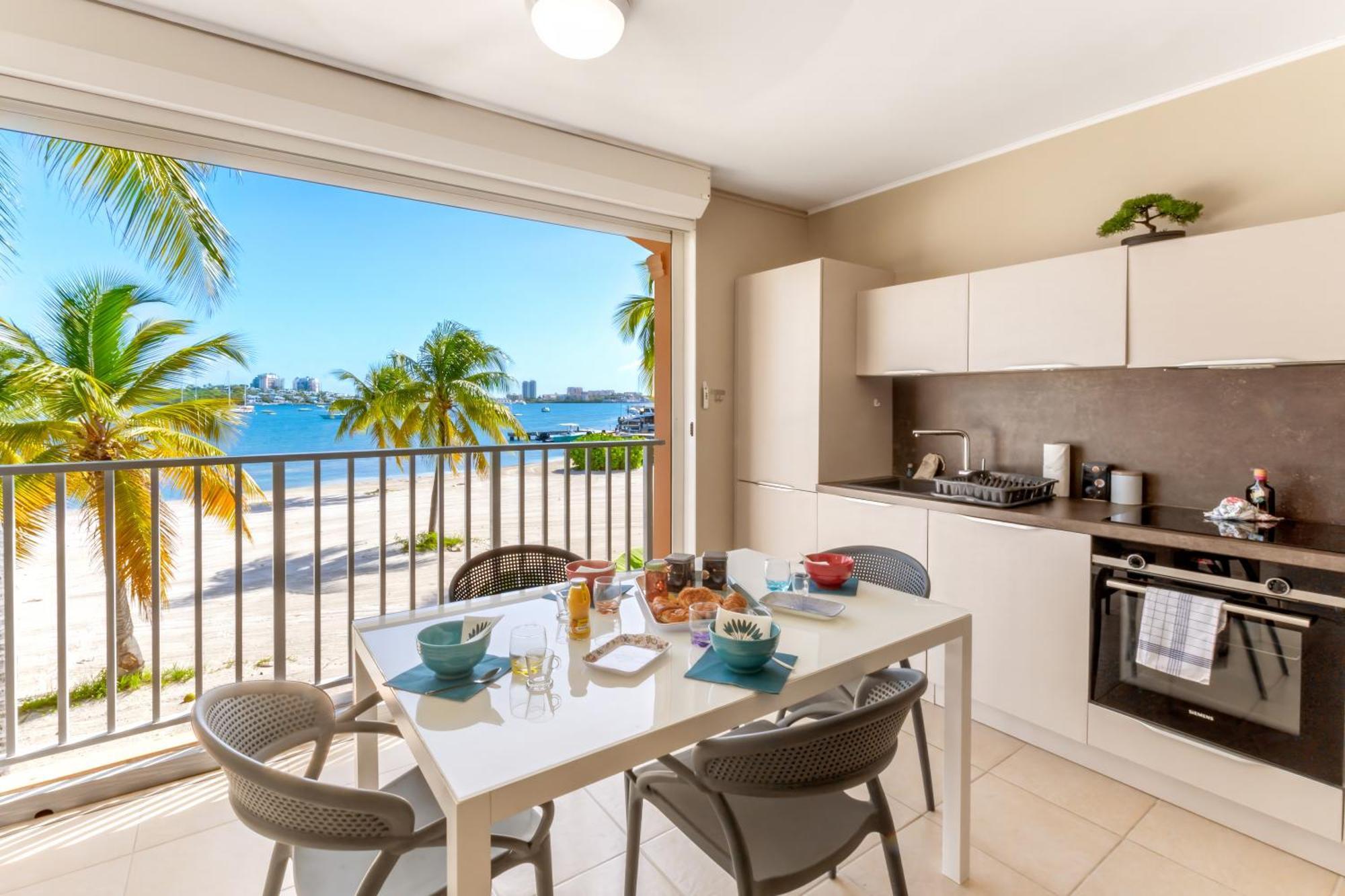 Vue Imprenable Sur Le Lagon, Appartement 1Ch 4P Baie Nettle Bagian luar foto